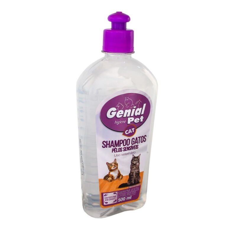 Shampoo Genial Gatos Pêlos Sensíveis 500ml-1106521696