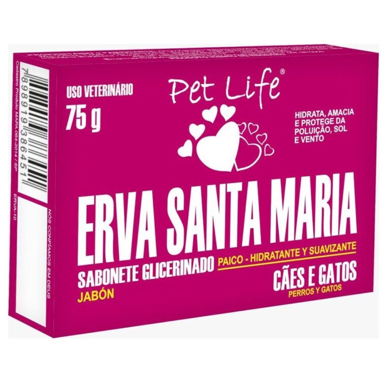 Sabonete Pet Life Erva Santa Maria – 75G-300356593