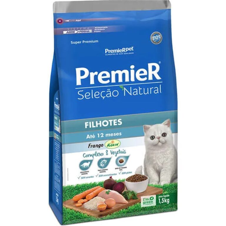 Ração Premier Seleção Natural Gato Filhotes Frango – PC 1,5kg-983421512
